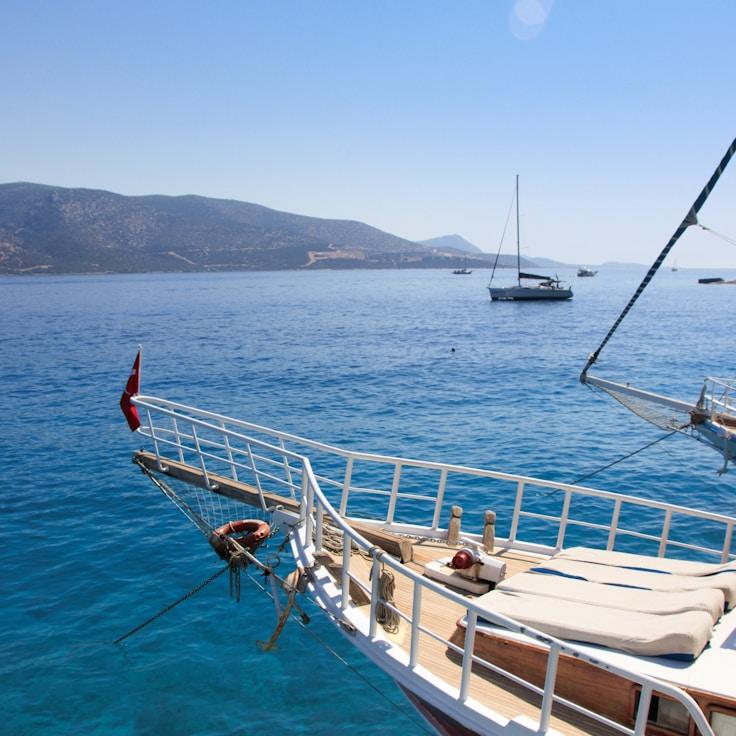 Yacht lifestyle scene